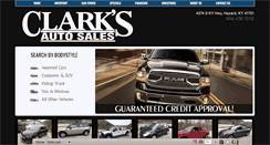 Desktop Screenshot of clarksautosales.net